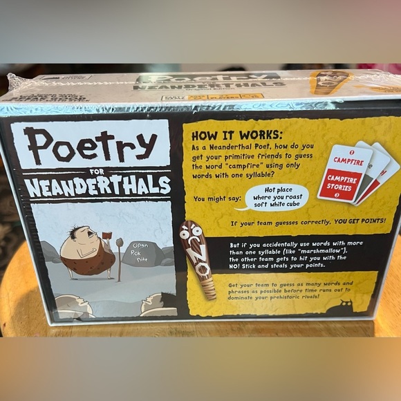 Poetry For Neanderthals Party Family Word Game by Exploding Kittens - Picture 4 of 9